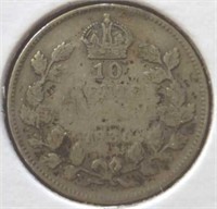 Silver 1936 Canadian dime
