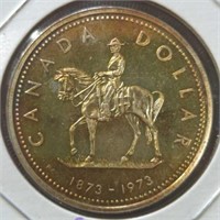 Silver 1973 Canadian dollar