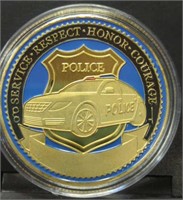 Police prayer challenge coin