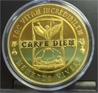 Carpe diem challenge coin