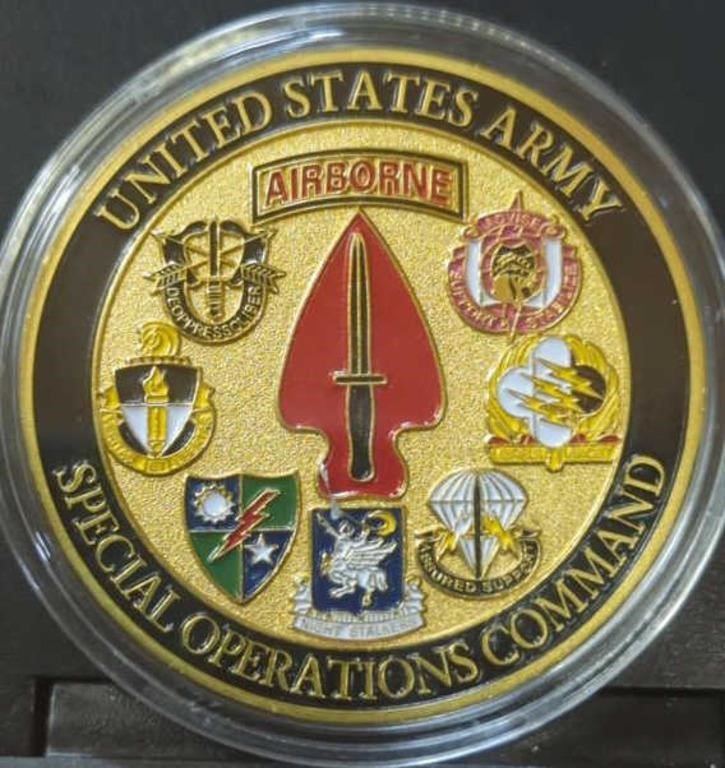 US army special operations command sign pari