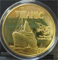 Titanic challenge coin