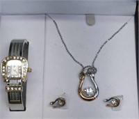 Kareena gift set, watch, necklace and earrings