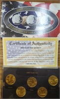 2003 Gold State quarter set