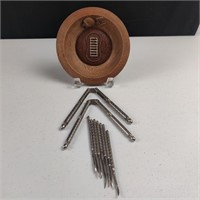 Football Dish with Nut Cracker Tools