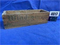 Vintage Wooden Windsor Cheese Box,