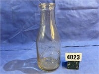Vintage Milk Bottle, Cowbell Dairy, Coquille, OR