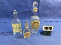 Antique Bottle Assortment, Eau De Quinine