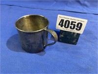 Silver Plated Cup w/Handle, 2.5"T