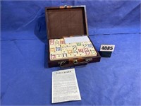 Domino Set, 96 Piece w/Leather Case