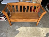 HEAVY DUTY WOODEN BENCH