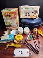 Misc. Kitchen Items, Small Roaster, Grater & More