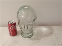 recycled art glass mannequin head