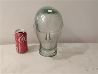 recycled art glass  mannequin head