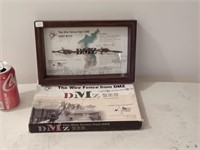 limited edition DMZ wire fence in shadowbox frame