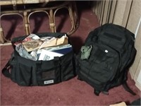 back pack prepper go bag & tote bag