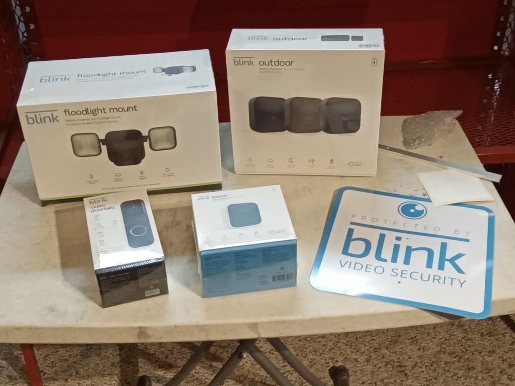 Blink Security camera kit - flood lights,door bell