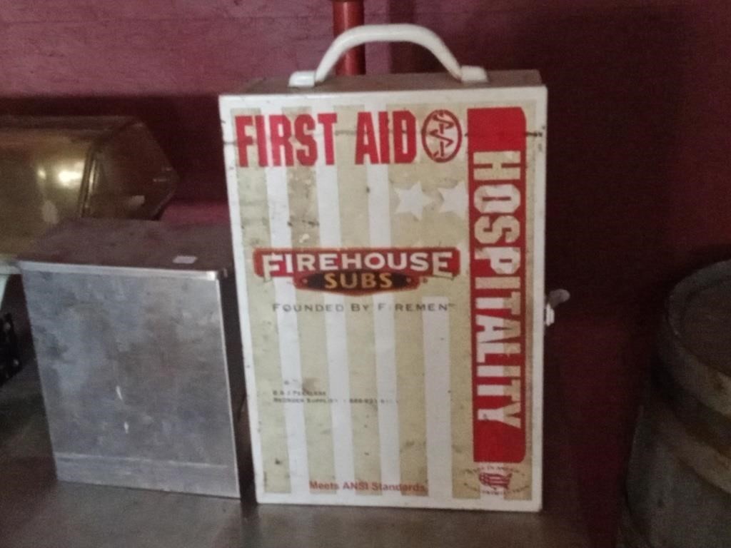 First Aid kit & stainless steel box