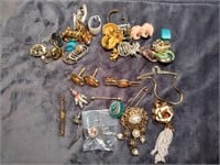 Misc. Costumer Jewelry Pieces, Crafter Lot, Charms