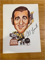 Phil Esposito Boston Bruins Caricature(Pelkowski)
