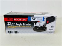 New Drill Master 4 1/2" Angle Grinder