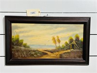 Framed Still Life Oil Painting on Canvas - O/C