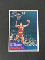 1981 Topps Bill Laimbeer Rookie Card