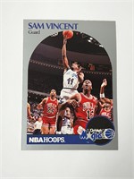 1990 Hoops Sam Vincent w/ Michael Jordan 12 Jersey