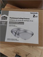 2ct Flushmount Ceiling Fixtures
