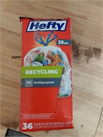 36ct 30 Gallon Recycling Bags