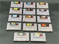 Lot of 14 Super Nintendo Video Games