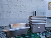 Asst. Stainless Steel Pans (10 per lot)