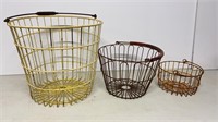 Vinyl Coated & Regular Wire Egg Baskets