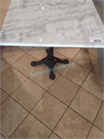 Marble   Table With   Iron Base