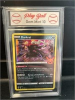 Pokemon Darkrai Card Graded 10