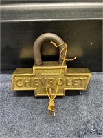 Vintage Chevrolet Dealer Lock & Key