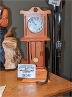Vintage Hamilton Pocket Watch & Clock Stand