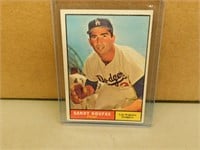 1961 Topps Sandy Koufax #344 Baseball Card