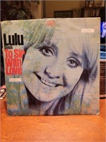 Lulu Sings To Sir With Love LP Fair Condition
