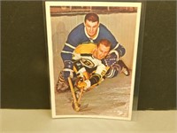 1963 Hockey Stars In Action Cards - Carl Brewer
