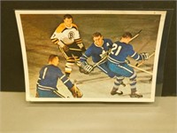 1963 Hockey Stars In Action Cards - Allan Stanley