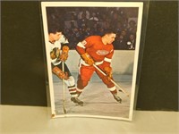 1963 Hockey Stars In Action Cards -Alex Delvecchio
