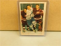 1953-54 Parkhurst Ron Stewart #9 Hockey Card