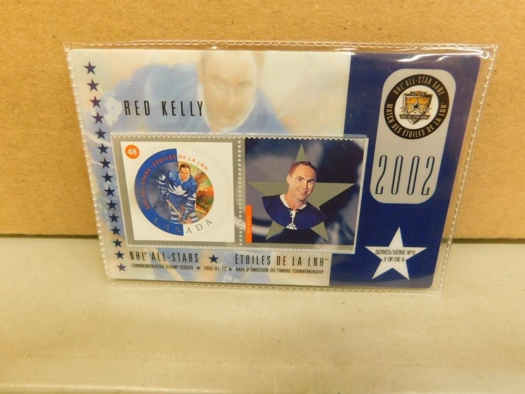 2002 Canada Post Red Kelly Commemorative Stamp