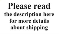 NEW SHIPPER - INFORMATION IN THE AUCTION DETAILS