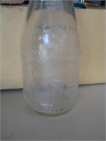 Old, glass Milk bottle