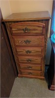 LEHIGH USA MADE CHEST OF DRAWERS 53" TALL X 24" X