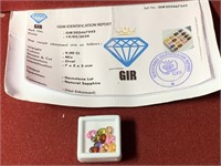 10 NATURAL GEMSTONES / SAPHIRE WITH COA