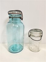 2 Vintage Perfect Seal Canning Jars
