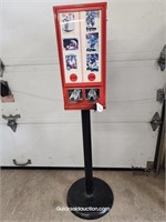 Working Vintage Card Vending Machine With Keys No